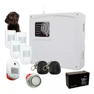 Kit Alarma Casa-4 Sensor Pet-controles-sirenas-batería 
