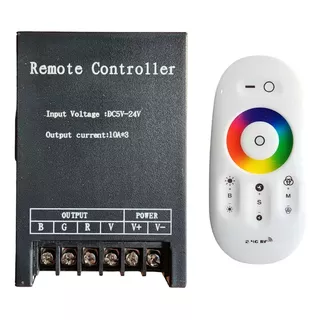 Controladora Rgb Tactil Touch 30a Control Rf Tira Led 5-24v