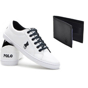 sapatenis masculino branco polo