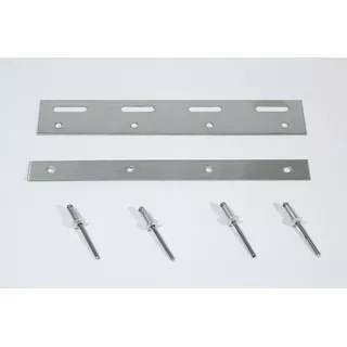 Kit 20und Pendural Aço Inox - Suporte Cortina De Pvc - 200mm