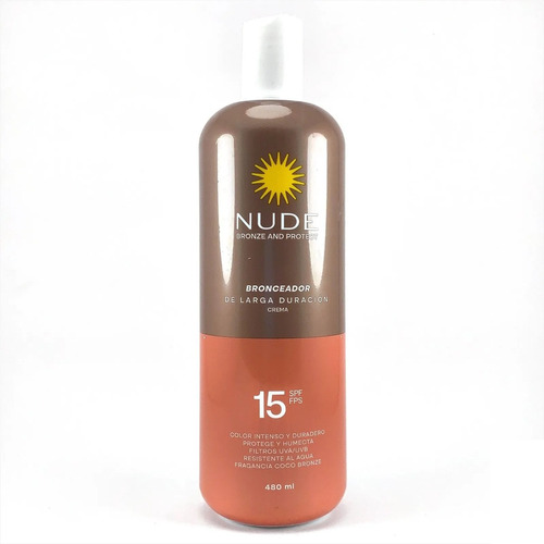 Nude Bronceador Crema 15fps - mL