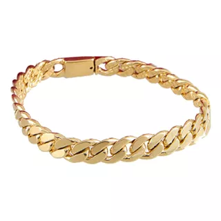 Pulsera Hombre Barbadahl 8mm Platabañooro24k Duodeluxejoyas®