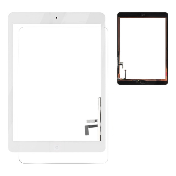 Cristal Digitalizador Touch Para iPad 5 Air A1474 Blanco