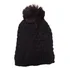 Gorro De Invierno Para Abrigar Con Forro Interno Con Pompón Beige 1