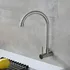 Canilla Grifo Unitario Pared Cocina Milano Inox. Agua Fría Color Gris