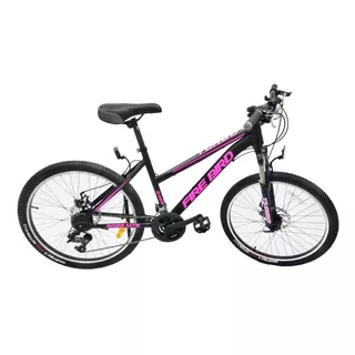 Bicicleta Fire Bird Rodado 24 Modelo Honey Color Negro/rosa