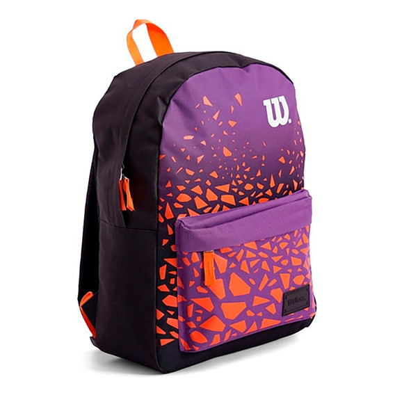 Morral Mochila Para Niñas Damas Sparkling Escolar Wilson Color Violeta