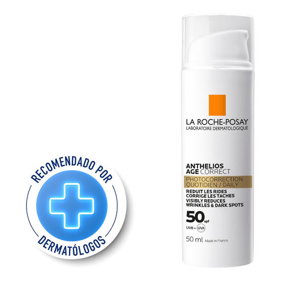 Protector Solar Anthelios Age Corrector Sin Color 50ml.