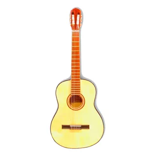 Guitarra Criolla Clásica Midiplus Clásica Con Funda Para Diestros Natural Brillante