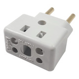 Adaptador De Tomada 3 Pinos P/ 2 Benjamin Tipo Bob 10 E 20 Amperes 110v/220v