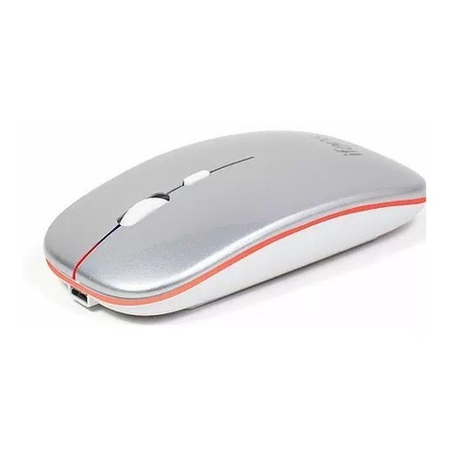 Mouse Inalambrico Recargable 500mah Profesional Slim Color Gris