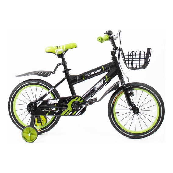Bicicleta Para Niños Rbw Rodado 16 Color Verde