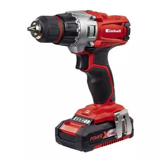 Taladro Atornillador Inalámbrico De 10mm Einhell Te-cd 18/2 Li Kit 18v + 2 Baterías De 1.5ah + Accesorios Con Maletín De Transporte 200v - 260v 50hz/60hz