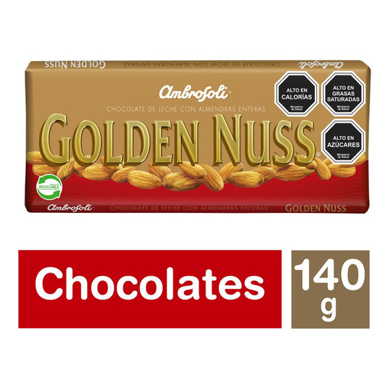 Ambrosoli Chocolate Golden Nuss 140 Gr