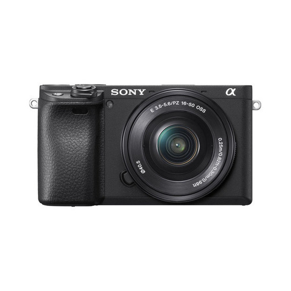 Cámara sin espejo Sony A6400 con lente de 16-50 mm
