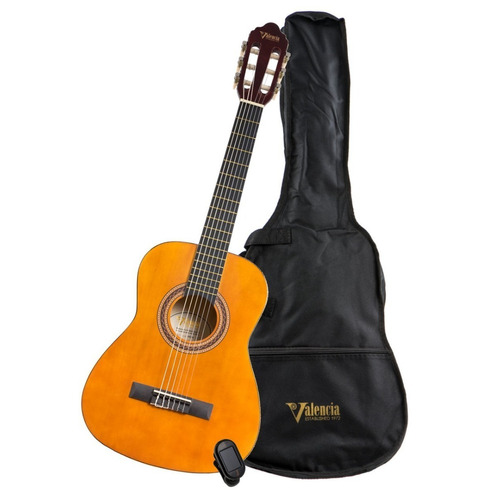 Guitarra Clasica Superior Valencia Vc104k Con Accesorios