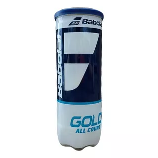 Tubo De Pelotas Babolat Gold X 3 Tenis Padel