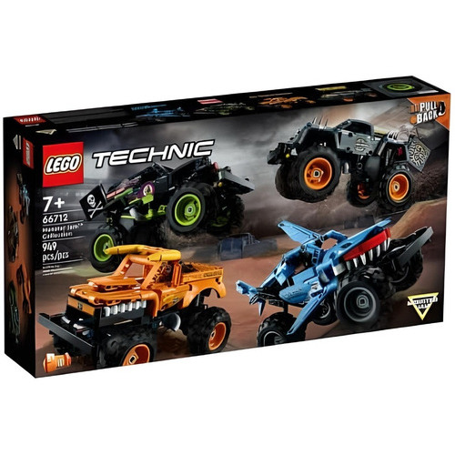 Vehículos Colección 4 En 1 Technic Monster Jam Lego Cantidad De Piezas 947