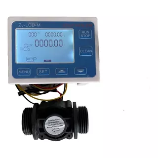 Medidor Vazão Dosador Automático Lcd Líquido + Sensor 1 Pol