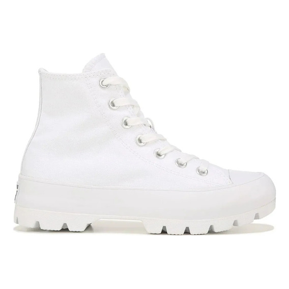 Tenis para mujer Converse All Star Chuck Taylor Lugged High Top color blanco - adulto 25 MX