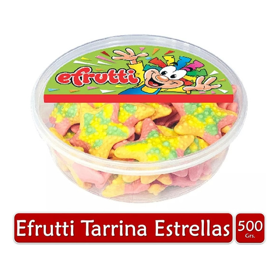 Gomas Efrutti Tarrina Estrellas De Mar Dulces X500grs
