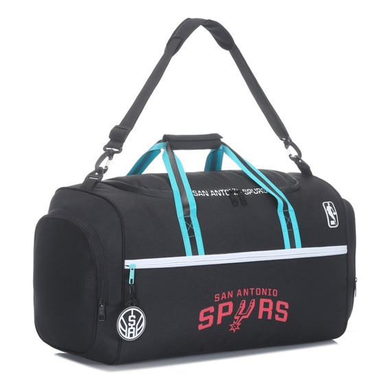 Bolso Nba 16353 Color Negro 16351 San Antonio Spurs