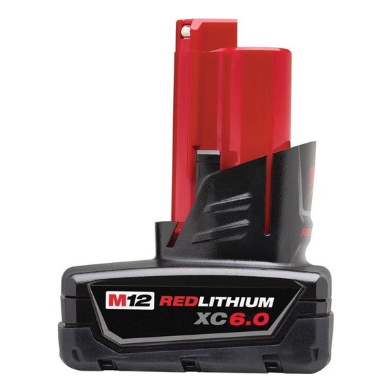 Bateria 12v Xc 6,0ah Milwaukee Red Lithium Extended C. 2460