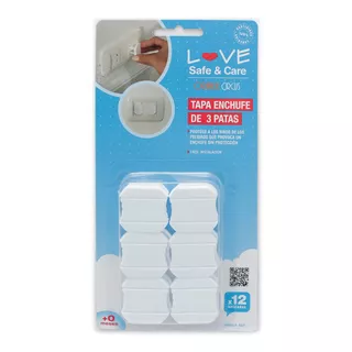 Tapa Enchufe 3 Patas Para Seguridad Del Bebe Love Cod.8831