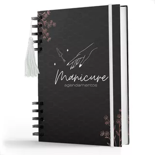 Agenda Manicure E Pedicure Para Agendamentos - Capa Dura Cor Da Capa Capa 02