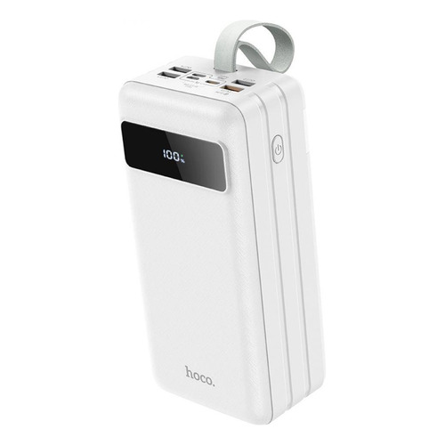 Power Bank Hoco 60000mah 22.5w Bateria Portatil Pantalla Color Blanco