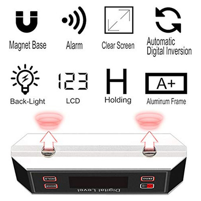 Detector De Nivel Digital Ip67 Base Magnetica Preciso