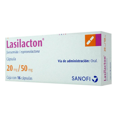 Lasilacton 20/50 Mg 16 Capsulas