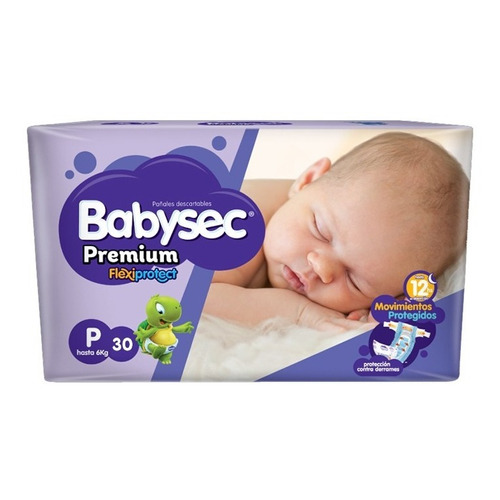 Pañales Baby Sec Premium P X 30