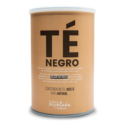 Té Negro De La Montaña - G A $238