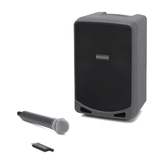 Bafle Portatil Bt Samson Xp106w Con Micrófono Inalámbrico