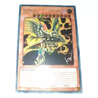 Yugioh - O Dragão Alado De Ra  - Secret Rare Português Tn19