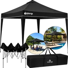 Tenda Gazebo Articulada Marqs Home 3x3m Preta Com Proteção UV e Impermeável