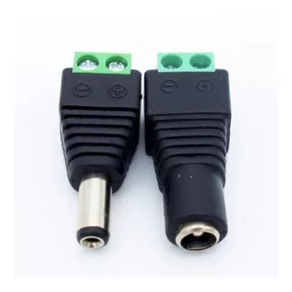 Cctv Video Balun Fuente Dc Rj45 Extensión Plug Dc Power 5.5