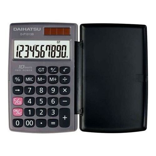 Calculadora Daihatsu D-p1013b Chica Bolsillo 10 Dígitos Color Negro