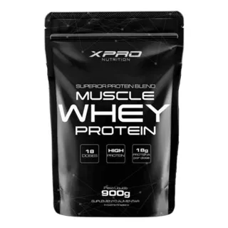 Whey Protein Concentrado Muscle Whey Protein 100% Sabor 900g - Xpro Nutrition Chocolate