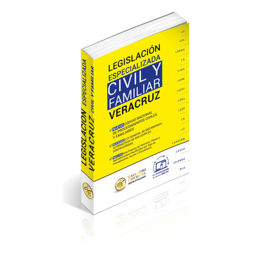 Legislación Especializada Civil Y Familiar De Veracruz 2024. Código Civil. Código Nacional De Procedimientos Civiles Y Familiares +13 Ordenamientos Actualizados