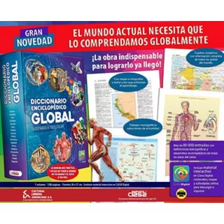 Diccionario Enciclopédico Global Ilustrado Todo Color Clasa