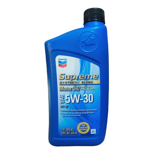 Aceite 5w30 Chevron Synthetic Blend 946ml