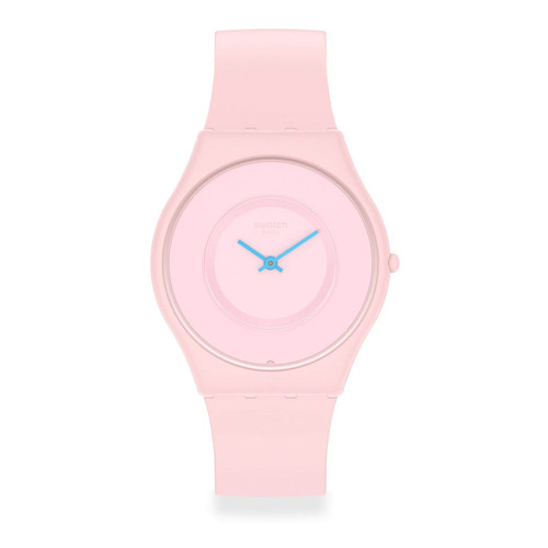 Swatch Reloj Pulsera Caricia Rosa Movimiento Cuarzo