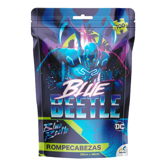 Rompecabezas Blue Beetle 100 Piezas Bolsa Foil