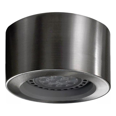 Plafon Spot Acero Ar111 Apto Led Monovolumen Luz Desing