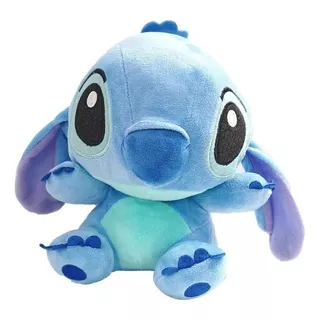 Peluche Stitch Pequeño 20 Cm Azul Y Rosado Suave Importado