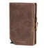 Baleine Kansas billetera aluminio y cuero antirobo rfid color pard brown