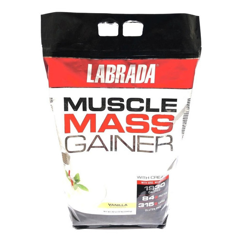 Muscle Mass Gainer 12 Lbs Labrada Nutrition ( ) Sabor Vainilla