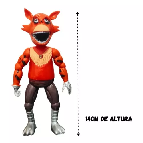 Kit 5 Bonecos Five Nights At Freddy 'S Fnaf Action Figure - Hvmix